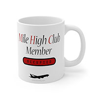 Exclusive Mile High Club MHC Member Coffee Mug Collection by CrewCity on http://www.etsy.com